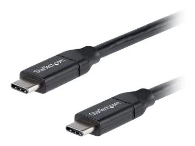 USB kabelis StarTech USB-C - USB-C 1 m Juodas (USB2C5C1M)