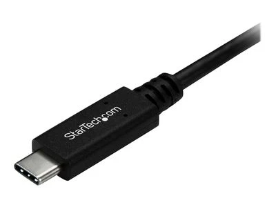 Kabelis USB StarTech USB-A - USB-C 1 m Juodas (USB315AC1M)