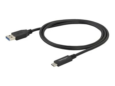 Kabelis USB StarTech USB-A - USB-C 1 m Juodas (USB315AC1M)