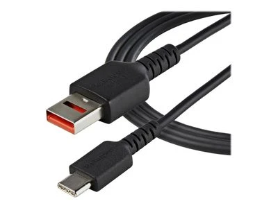 Kabelis USB StarTech USB-A - USB-C 1 m Juodas (USBSCHAC1M)