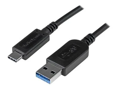 USB kabelis StarTech USB-A - USB-C 1 m Juodas (USB31AC1M)