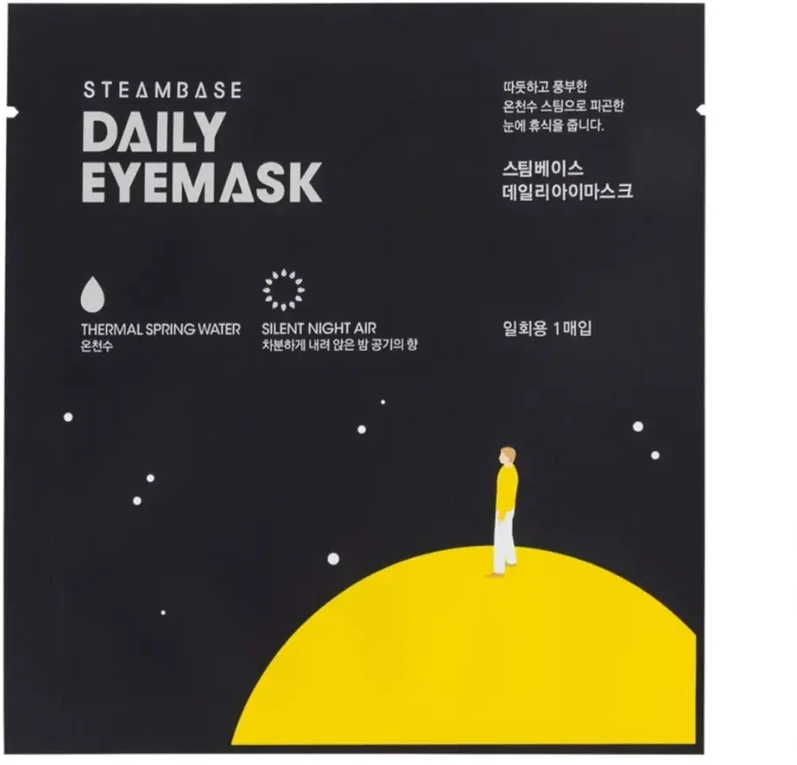 SteamBase Silent Night Air Warming Weekly or as needed Eye Sheet Mask, 1 vnt.
