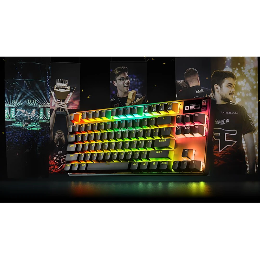 Belaidė žaidimų klaviatūra SteelSeries Apex Pro TKL 2023, su RGB LED pašvietimu, US išdėstymas (64865)