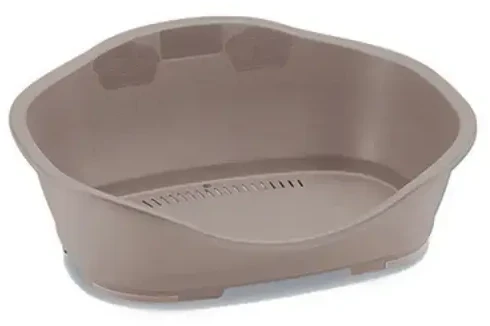 Stefanplast lova su miegamąja dalimi, 2 miegamosios vietos, 68,5x49x27,5 cm, šviesiai pilka