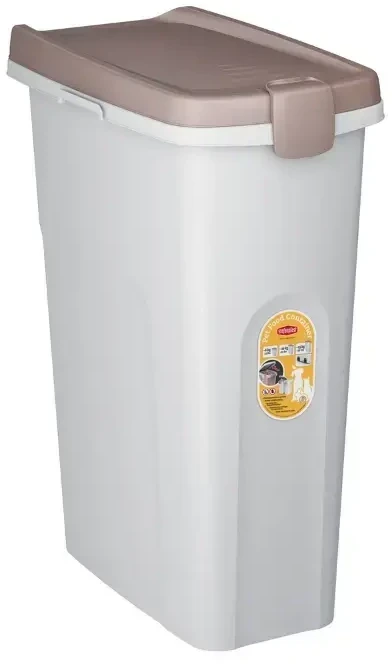 Zolux šuniui maisto konteineris 40 l 45x27x61 cm spalva balta/šviesiai ruda