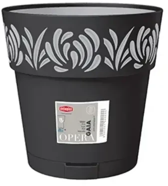Stefanplast Kabantis šviestuvas Gaia Antracito Plastmasinis (19 x 19 x 19 cm)