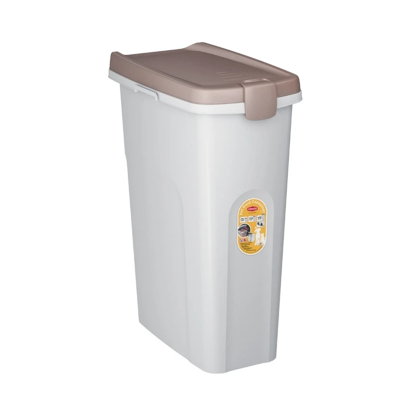Zolux šuniui maisto konteineris 40 l 45x27x61 cm spalva balta/šviesiai ruda