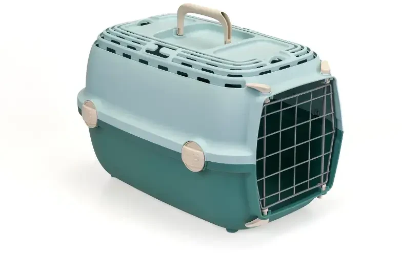 Stefanplast Transport cage Horizon 1 with metal door 48x32x30cm light žalias/žalias