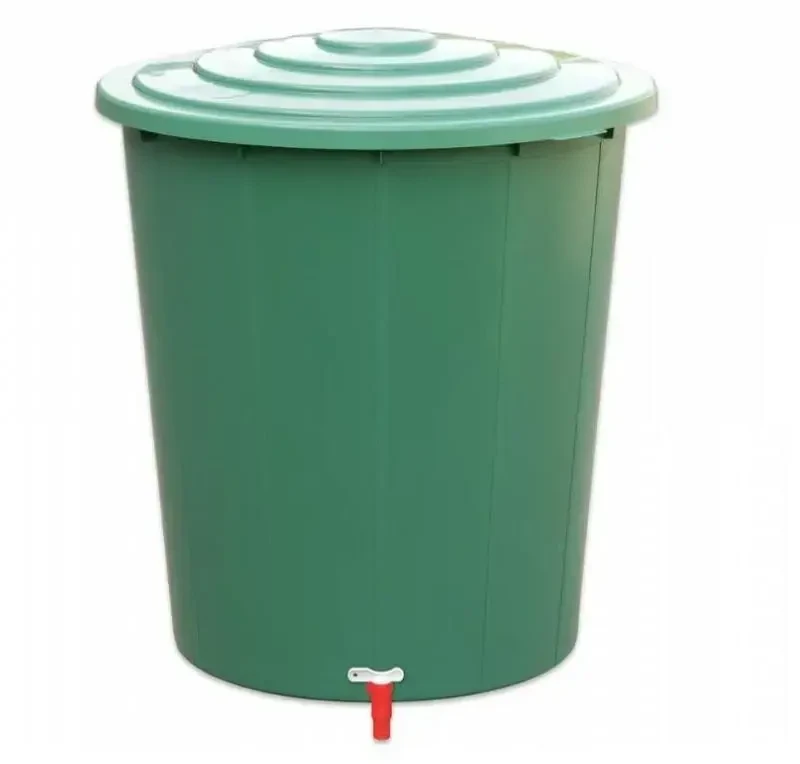 Stefanplast Vanduo statinė 310L su dangčiu ir čiaupu Ø80x93cm