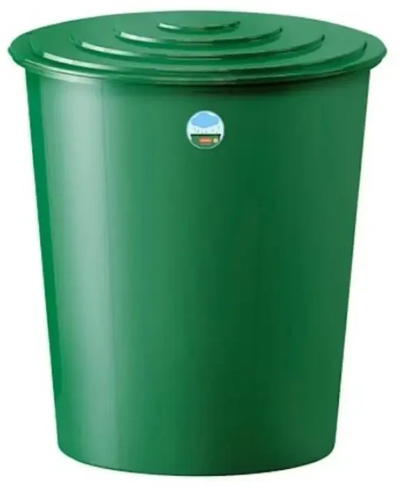 Stefanplast Vanduo statinė 310L su dangčiu ir čiaupu Ø80x93cm