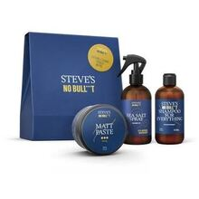 Steves No Bullt Steve's plaukų priežiūros priemonių trio dėžutė dovanų rinkinys