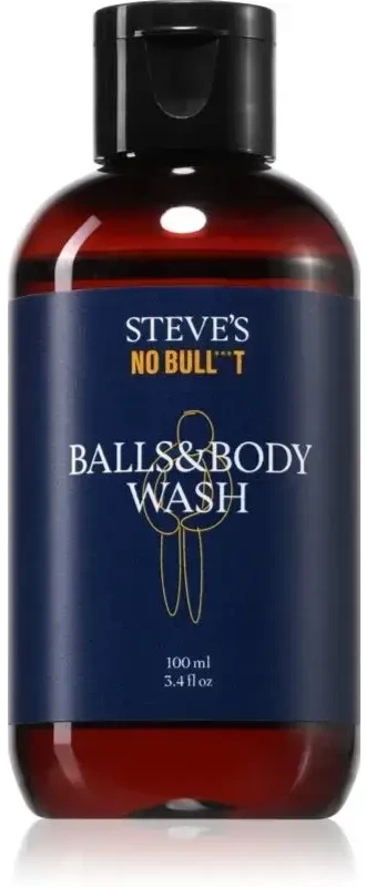 Steve's Dušo želė intymioms vietoms ir visam kūnui No Bull***t (Balls & Kūno prausiklis) 100 ml