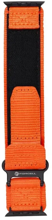 FORCELL F-DESIGN FA05 nylon apyrankė skirta Apple Watch 38 / 40 / 41 mm oranžinės spalvos