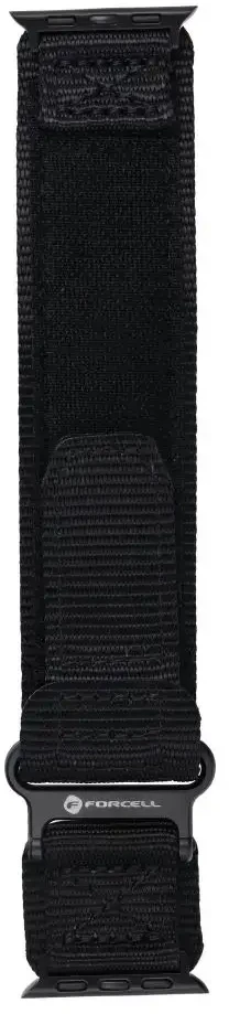 FORCELL F-DESIGN FA05 nylon apyrankė skirta Apple Watch 38 / 40 / 41 mm juodos spalvos
