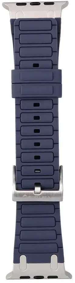 „Apple Watch“ dirželis Forcell F-Design FA06 silikoninis, 42 / 44 / 45 / 49 mm, mėlynas