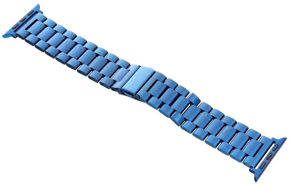 FORCELL F-DESIGN FA10 stainless steel apyrankė skirta Apple Watch 42 / 44 / 45 / 49 mm mėlynos spalvos