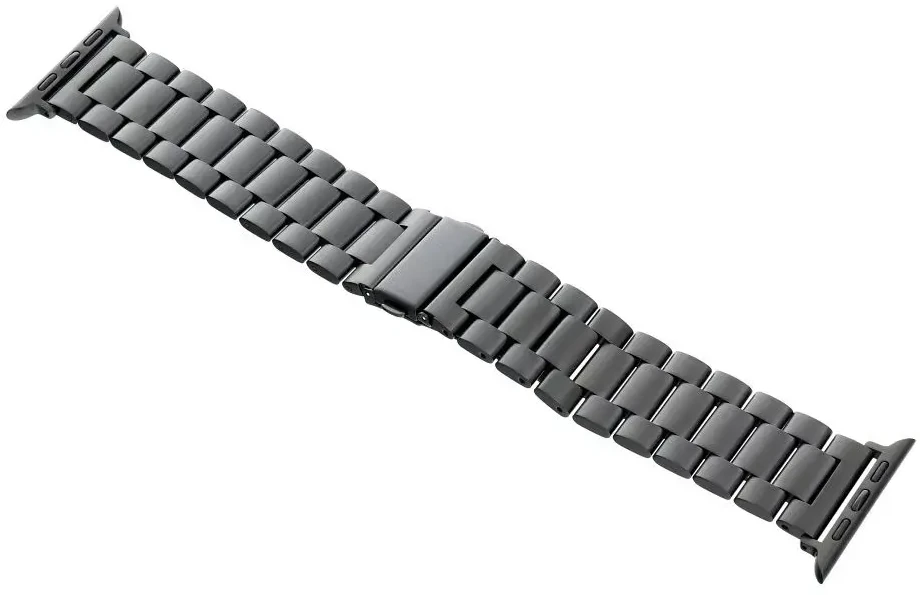 FORCELL F-DESIGN FA10 stainless steel apyrankė skirta Apple Watch 42 / 44 / 45 / 49 mm juodos spalvos