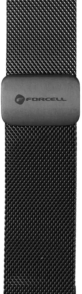 „Apple Watch“ dirželis Forcell F-Design FA14 magnetinis plienas 38/40/41 mm juodas