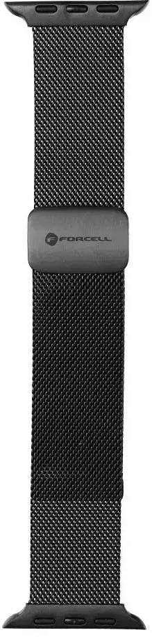 „Apple Watch“ dirželis Forcell F-Design FA14 magnetinis plienas 38/40/41 mm juodas