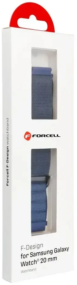 FORCELL F-DESIGN FS05 apyrankė skirta Samsung Watch 20 mm mėlynos spalvos