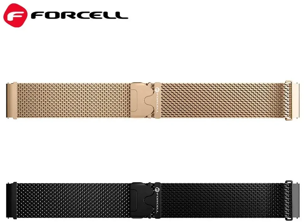 Dirželis, skirtas „Samsung Galaxy Watch Forcell F-Design FS10“ magnetiniam plienui, 20 mm, auksinis