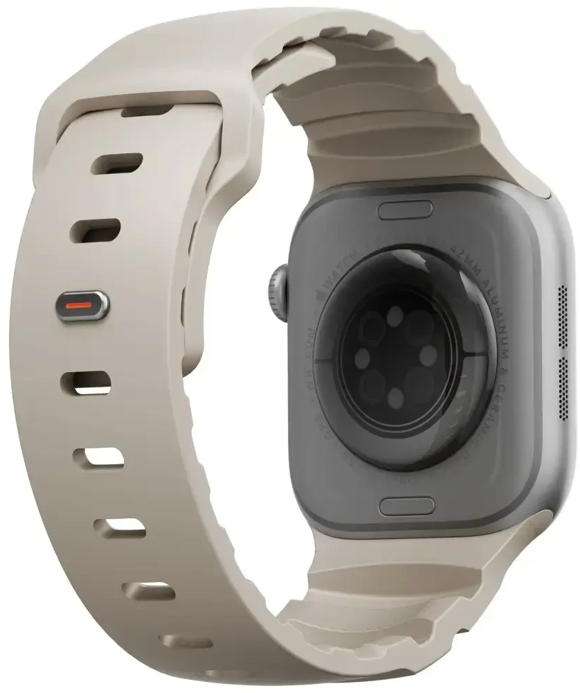 Dirželis UNIQ Alton do Apple Watch 42/41/40mm Silicone smėlio