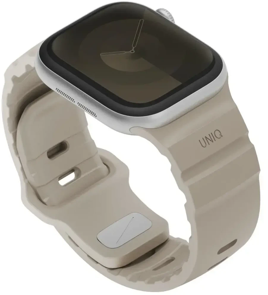 Dirželis UNIQ Alton do Apple Watch 42/41/40mm Silicone smėlio