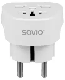 Savio AP-06 maitinimo adapteris/keitiklis Universalus 3750 W Baltas