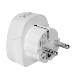 SAVIO AP-01 kelioninis adapteris, JAV lizdas – ES kištukas