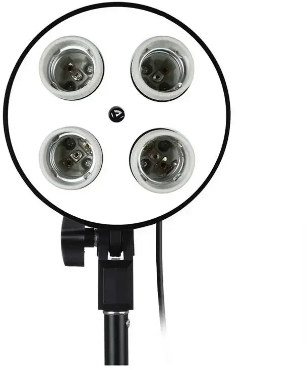 Studijos komplektas Puluz softbox 50x70cm, trikojis, LED lemputė 4 vnt PU5071EU