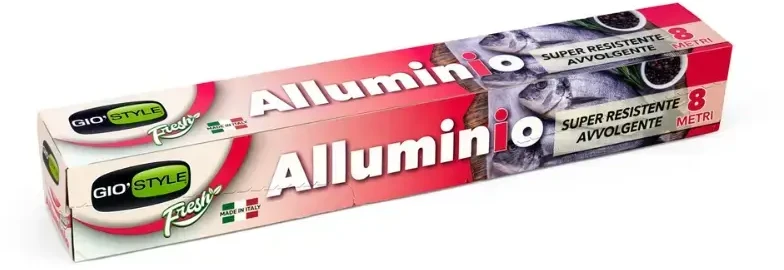 Style Aluminum foil 8m / 12µm / Ø3x30cm