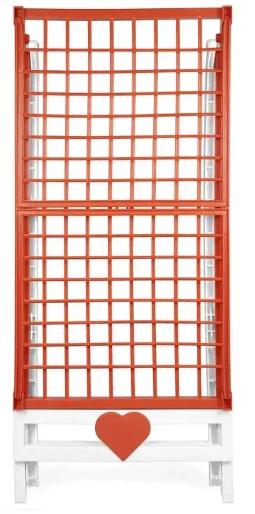 Aptel Style Clothes dryer Love baltas/oranžinis 180x56x96cm