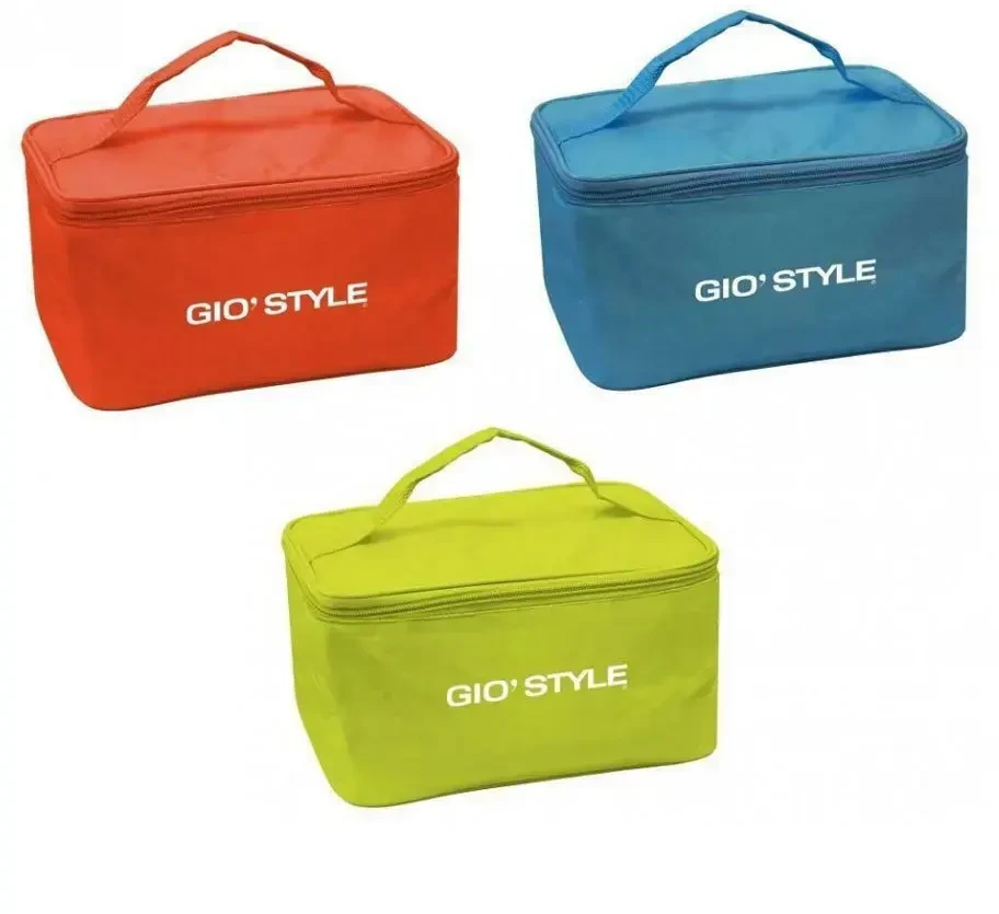 GioStyle GIO`STYLE Termiska pusdienu soma Fiesta Lunch Bag asorti oranza/gaisi zila/zala 112305333