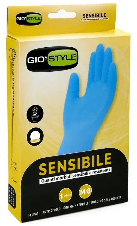 GioStyle Daudzfunkcionali un jutigi dabiga lateksa cimdi zilii M/8 izmers 31x10x0 5cm 115992024