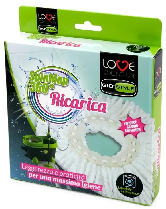 Lumarko Style Replaceable microfibre mop Love Spin mop 360°
