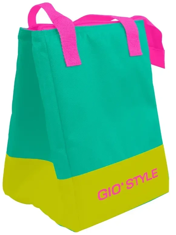 Style Stilius Termo krepšys Paplūdimio Fluo pietų krepšys asorti, žalias/rožinis//geltonas/šviesus mėlynas