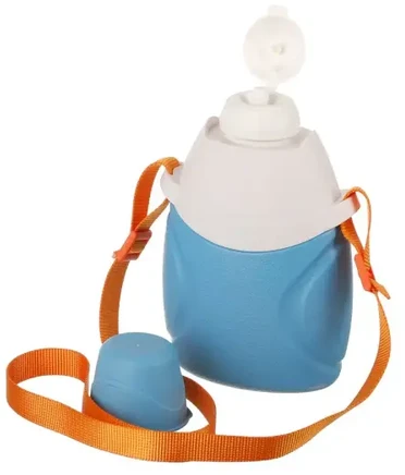 Gertuvė Style Vanduo bottle 0,95L Fiesta 1000 mėlynas-oranžinis
