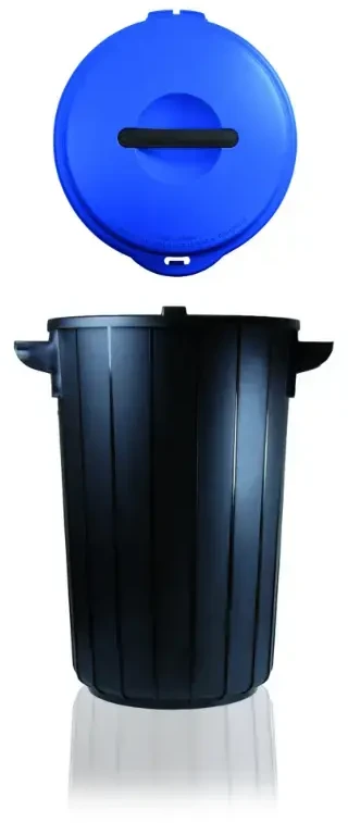 Style Waste bin Eco solution 35L 42,5x37,5x54cm dark pilkas/mėlynas