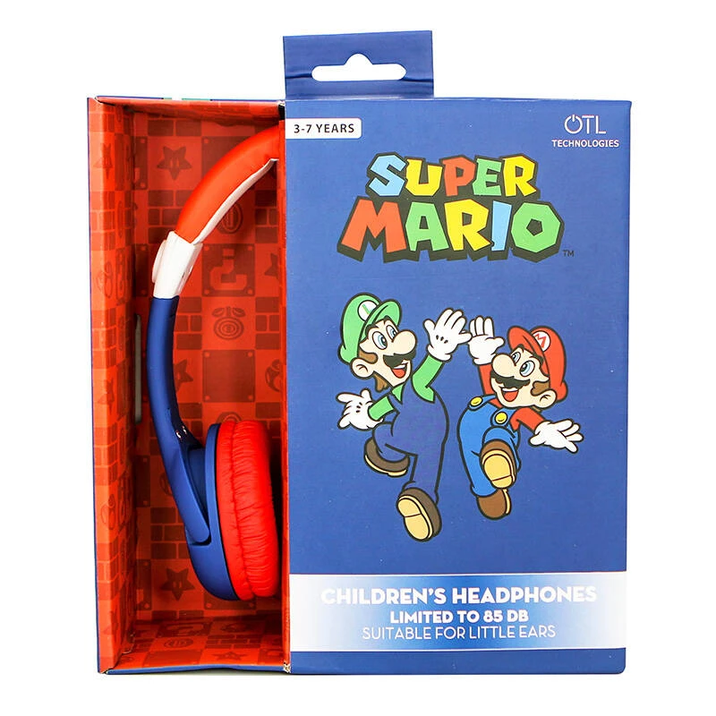 OTL Technologies Super Mario Blue laidinės ausinės vaikams