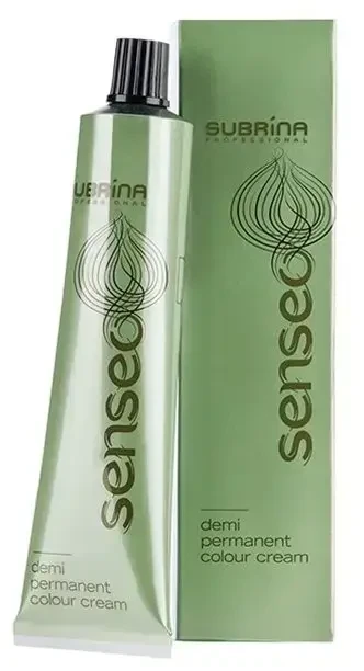 Subrina Professional Senseo plaukų dažai be amoniako, pusiau permanentiniai, 4/6, vidutinio kaštono, intensyviai violetiniai, 60 ml