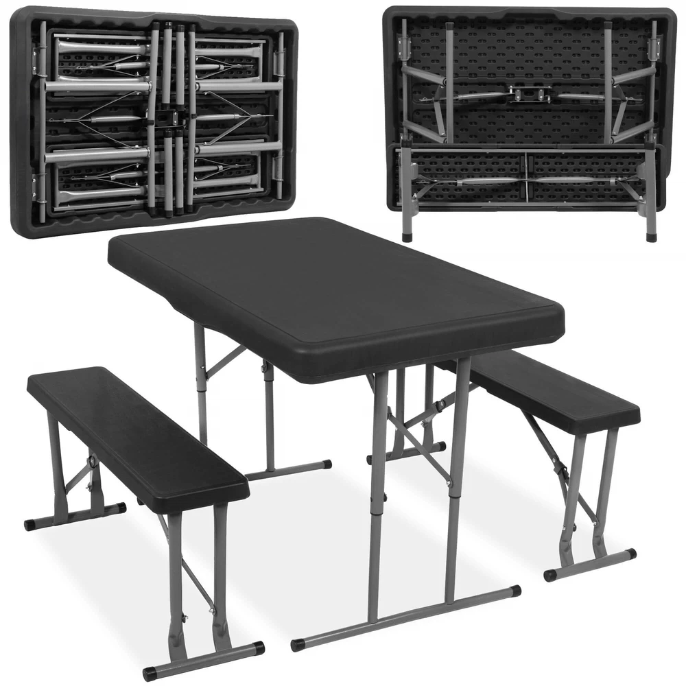 Springos Sulankstamas stalas su 2 suolais 105 x 64 x 70 cm
