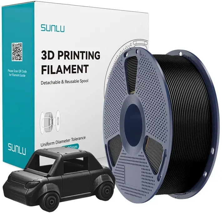 Sunlu PETG Filament (Juodas)