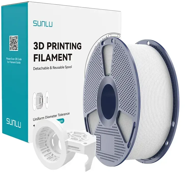 Sunlu PETG High-Speed Matte Filament (Baltas)