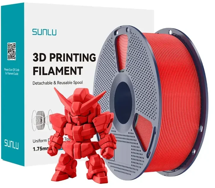 Sunlu PLA+ 2.0 Filament (Raudona)