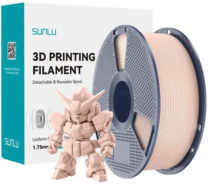Sunlu PLA+ 2.0 Filament (rusvai gelsvas)