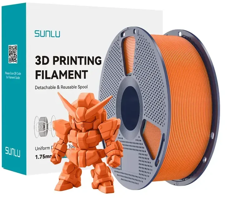 Sunlu PLA+ 2.0 Filament (Sunny Oranžinis)