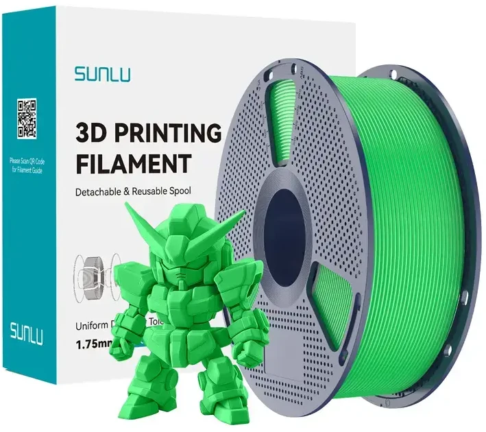 Sunlu PLA+ 2.0 Filament (Žalias)