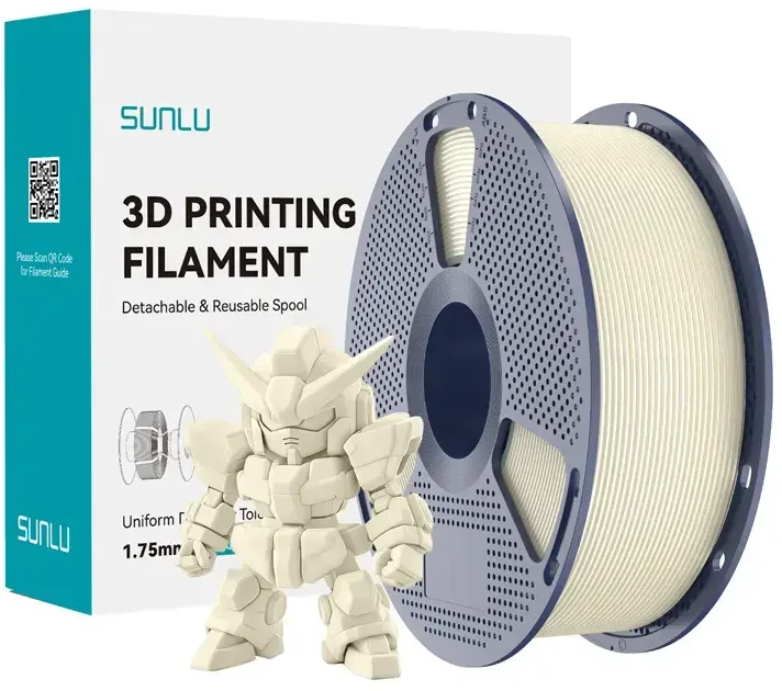 „Sunlu PLA+ 2.0“ filamentas (dramblio kaulo spalvos)