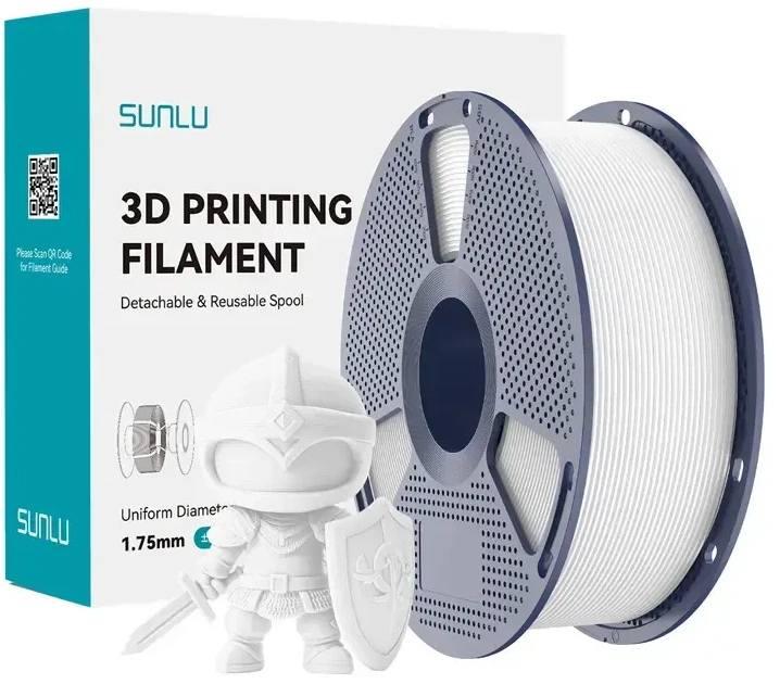 Sunlu PLA+ Filament (Baltas)