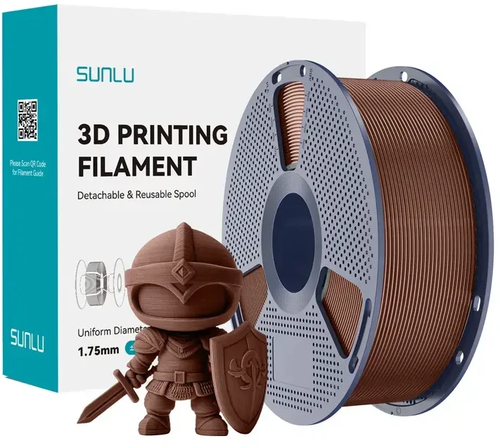 Sunlu PLA+ Filament (Chocolate)